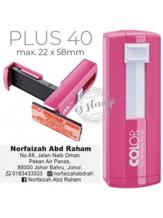 COLOP Pocket PLUS 40 - Pink